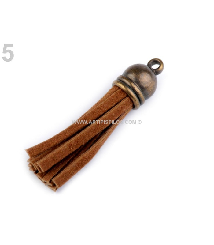 BRELOQUE POMPON DÉCORATIF 4,8 CMS.