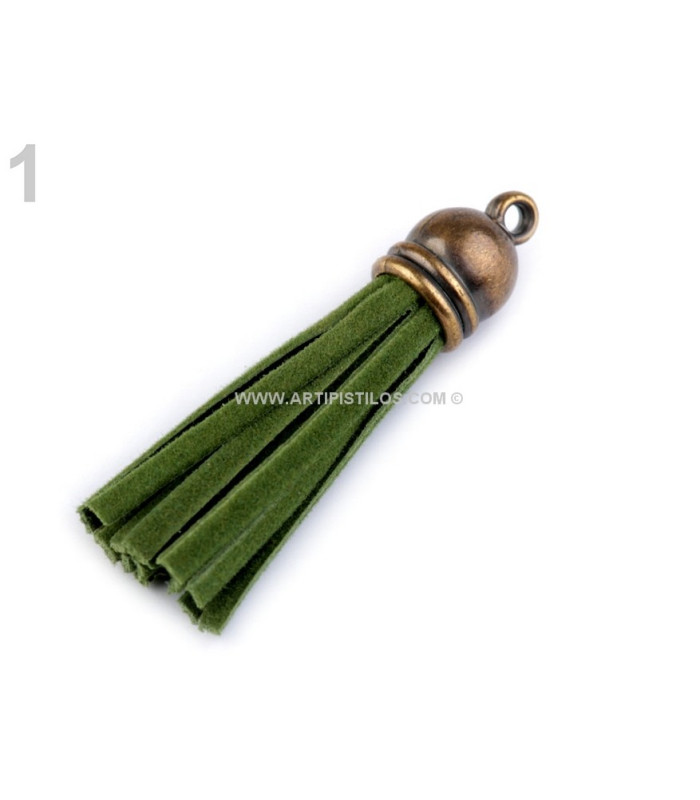 BRELOQUE POMPON DÉCORATIF 4,8 CMS.