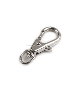 CROCHET MÉTALLIQUE POUR COLLIERS/BRACELETS 11X26 MM