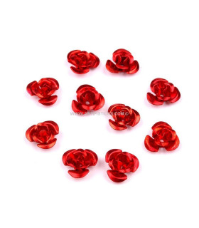ROSE MÉTALLIQUE Ø10mm