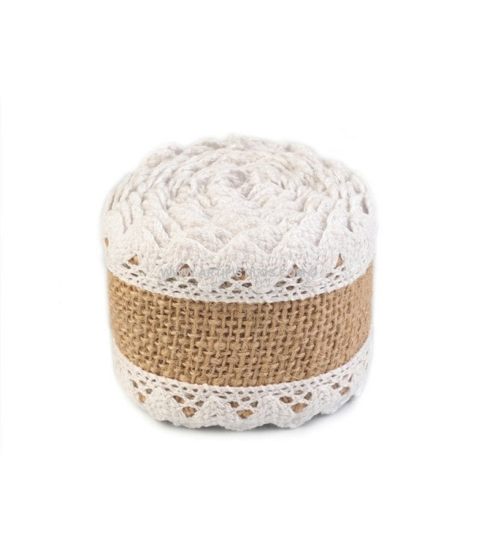 RUBAN DE JUTE NATURELLE
