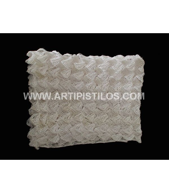 Tissu Crochet D´abaca Ivoire 45 Cms. X 60 Cms. - Textures Spéciales