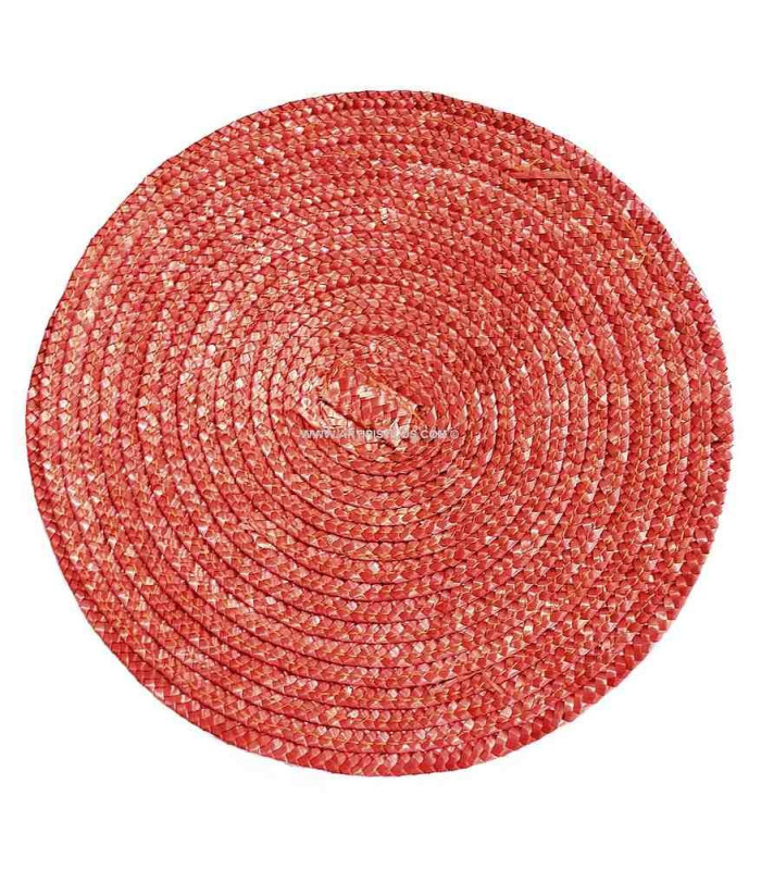 BASE DE PAILLE NATURELLE  22 X 21 CMS.