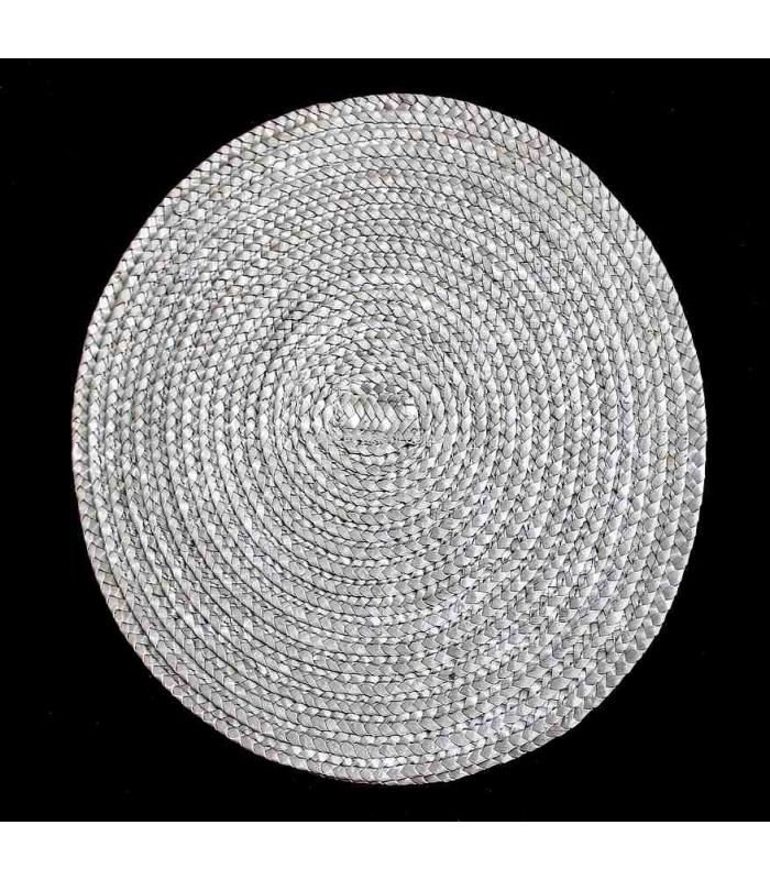 BASE DE PAILLE NATURELLE  22 X 21 CMS.