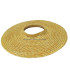 BORD DE CAPELINE EN PAILLE  Ø45 cms.