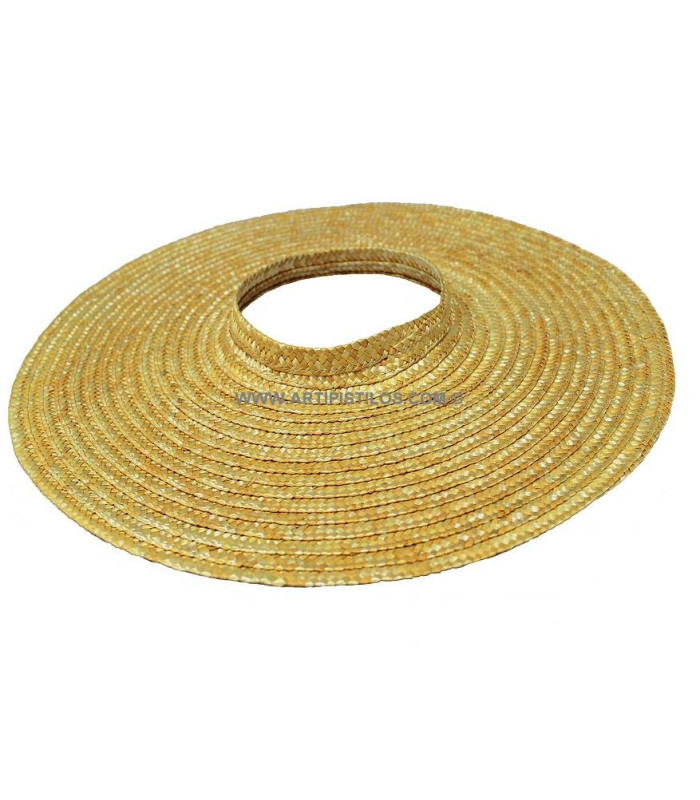 BORD DE CAPELINE EN PAILLE  Ø45 cms.