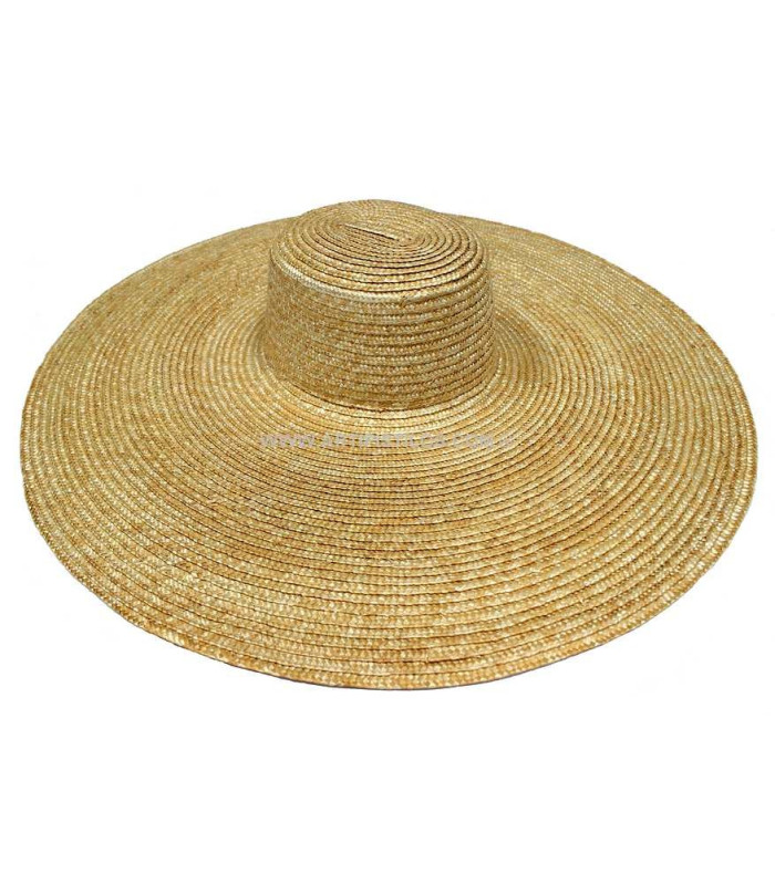 CAPELINE FAIT EN PAILLE NATUREL Ø57 CMS.