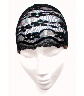 BANDEAU DENTELLE SYNTHETIQUE AVEC LUREX