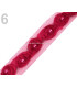 RUBAN ROSES DE TULLE AVEC PERLES