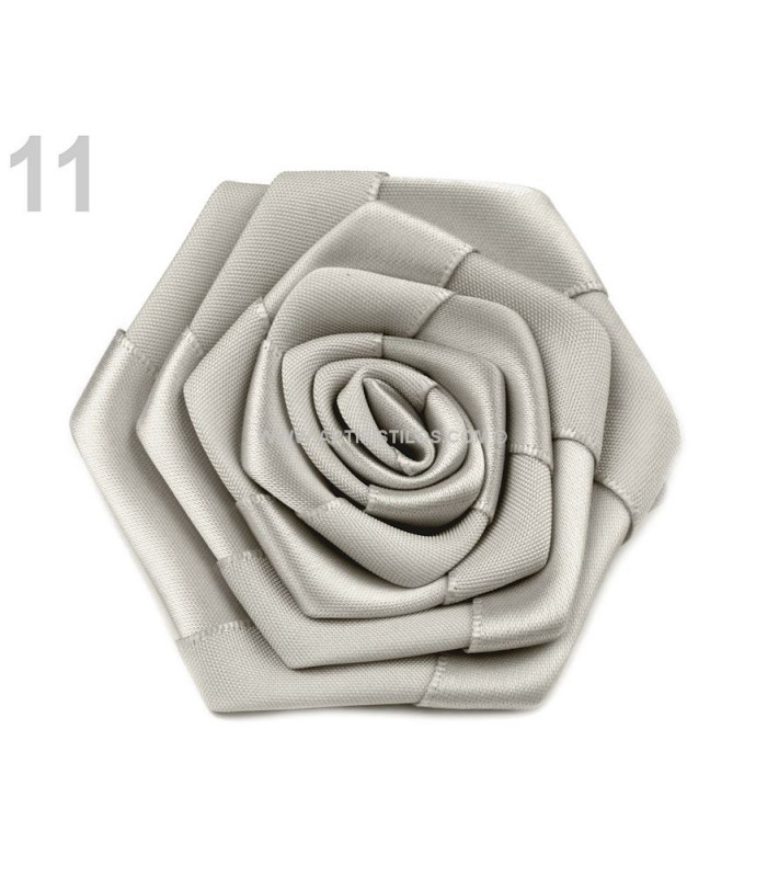 ROSE EN SATIN 7 CMS. DIAMÉTRE