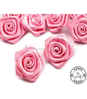 ROSE EN SATIN 30 MM.