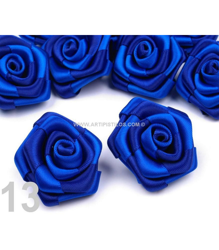 ROSE EN SATIN 30 MM.