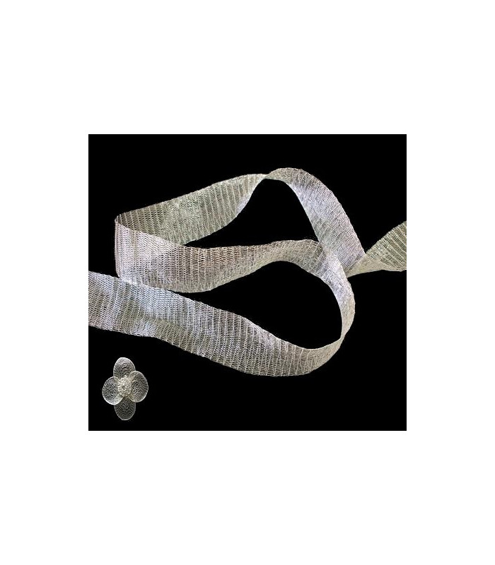 TISSU TUBULAIRE MÉTALLLIQUE 18 MM. ÉPAIS