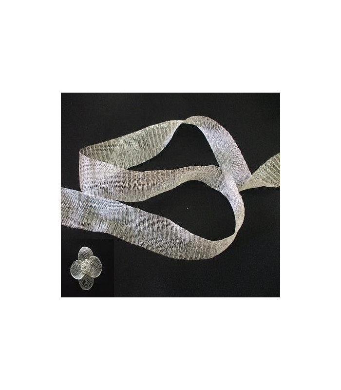 TISSU TUBULARIRE MÉTALLIQUE 32 MM.