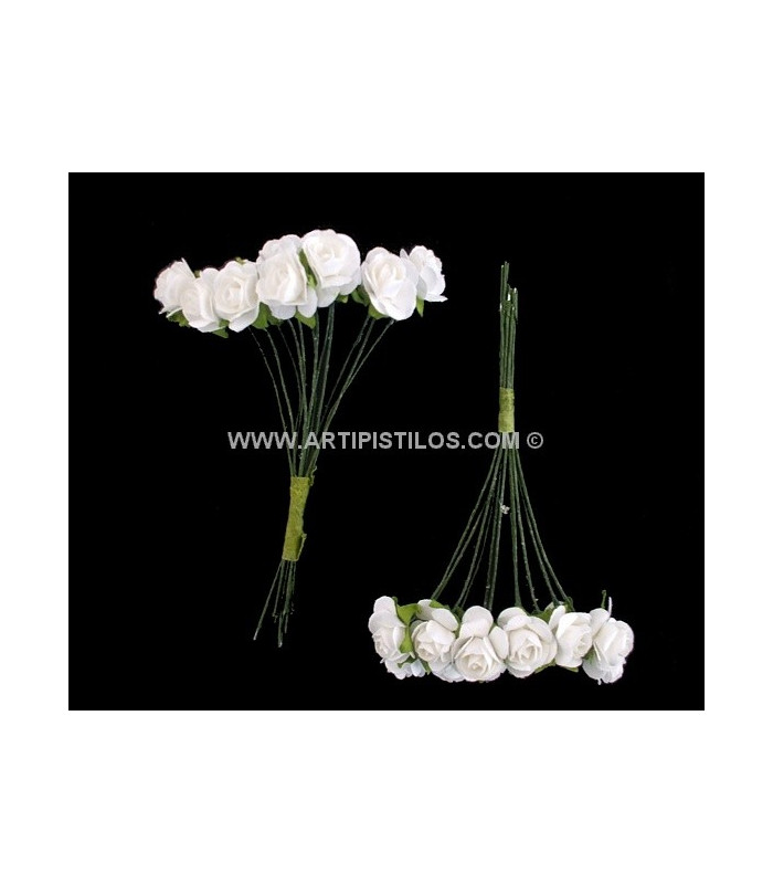 BOUQUET 12 FLEURS EN PAPIER