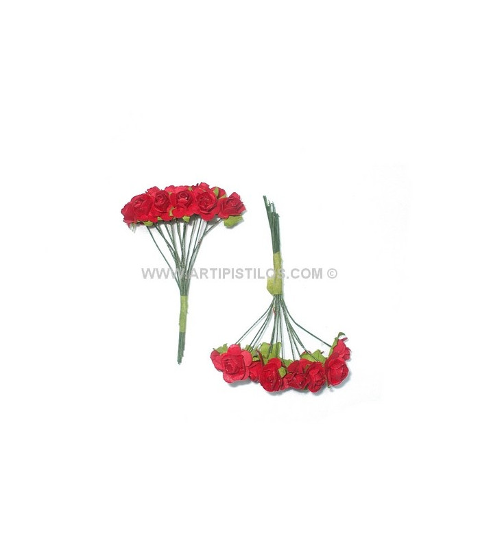 BOUQUET 12 FLEURS EN PAPIER