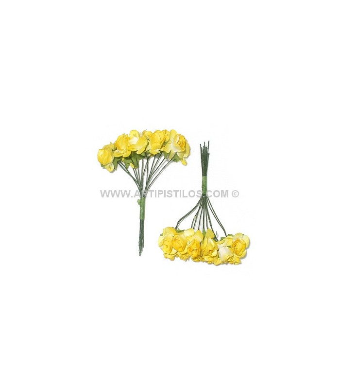 BOUQUET 12 FLEURS EN PAPIER