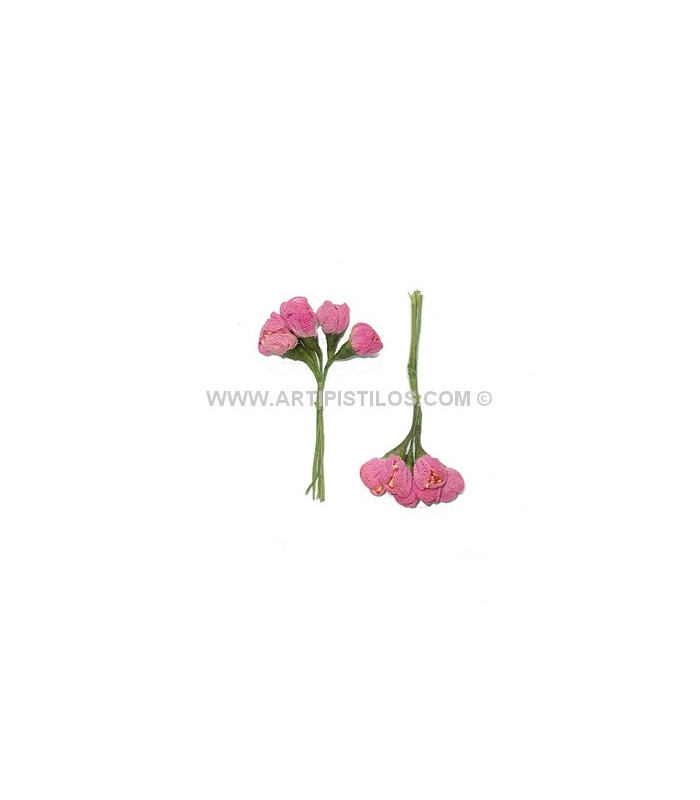 BOUQUET 6 FLEURS EN SINAMAY