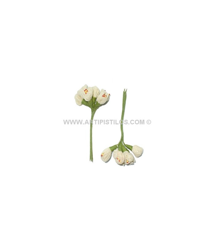 BOUQUET 6 FLEURS EN SINAMAY