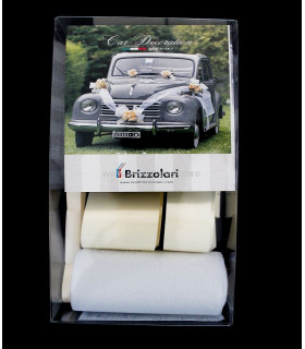 KIT DÉCORATIF POUR VOITURE NUPTIALE