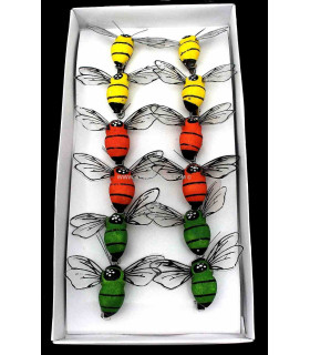 BOÎTE DE 12 ABEILLES AVEC PINCE