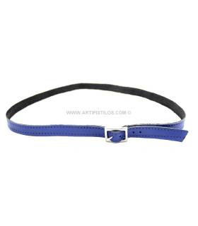 GALLON EN CUIR AVEC BOUCLE POUR DÉCORER CHAPEAUX