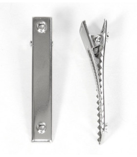 BARRETTE PINCE À CHEVEUX 6 CMS. AVEC TROUS