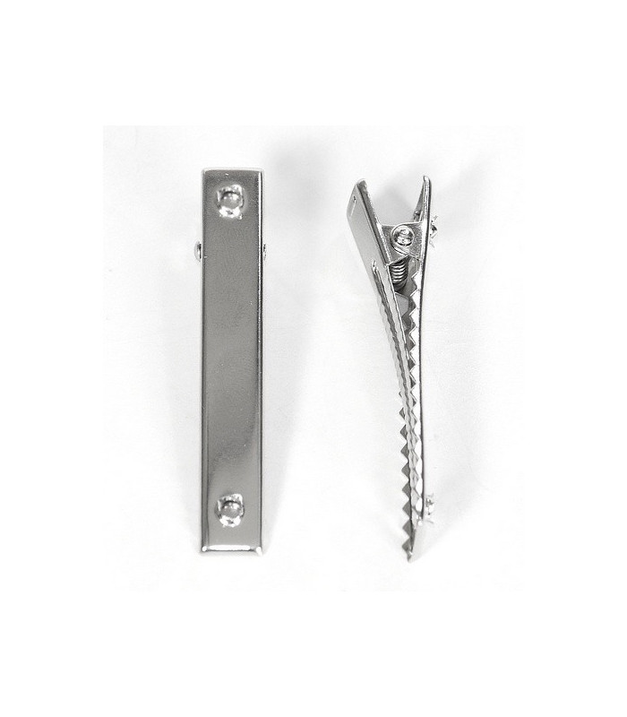 BARRETTE PINCE À CHEVEUX 6 CMS. AVEC TROUS