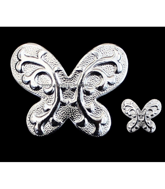 PAPILLON EN MÉTAL 2 X 2 CMS.