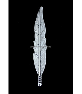 PLUME EN METAL 12 X 2 CMS.