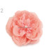 ROSE EN TISSU 11 CMS. AVEC BROCHE