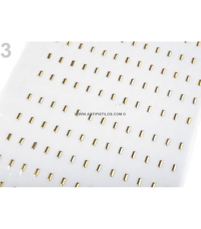 HOT FIX METALIQUE 2,5 X 7 MM.