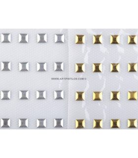 HOT FIX METALLIQUE 5 X 5 MM.