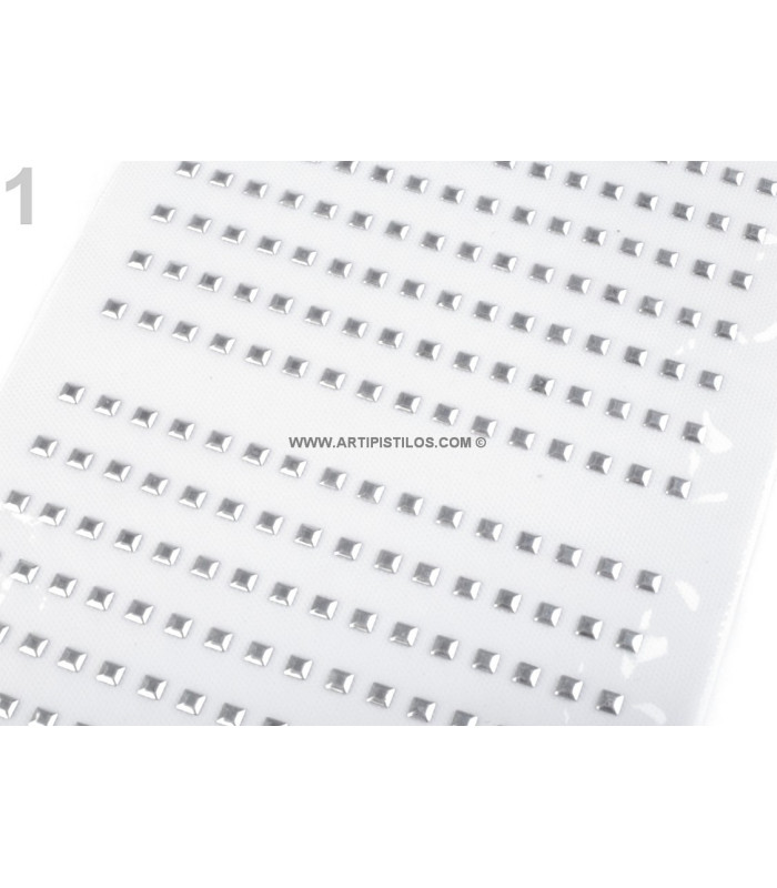 HOT FIX METALLIQUE 5 X 5 MM.