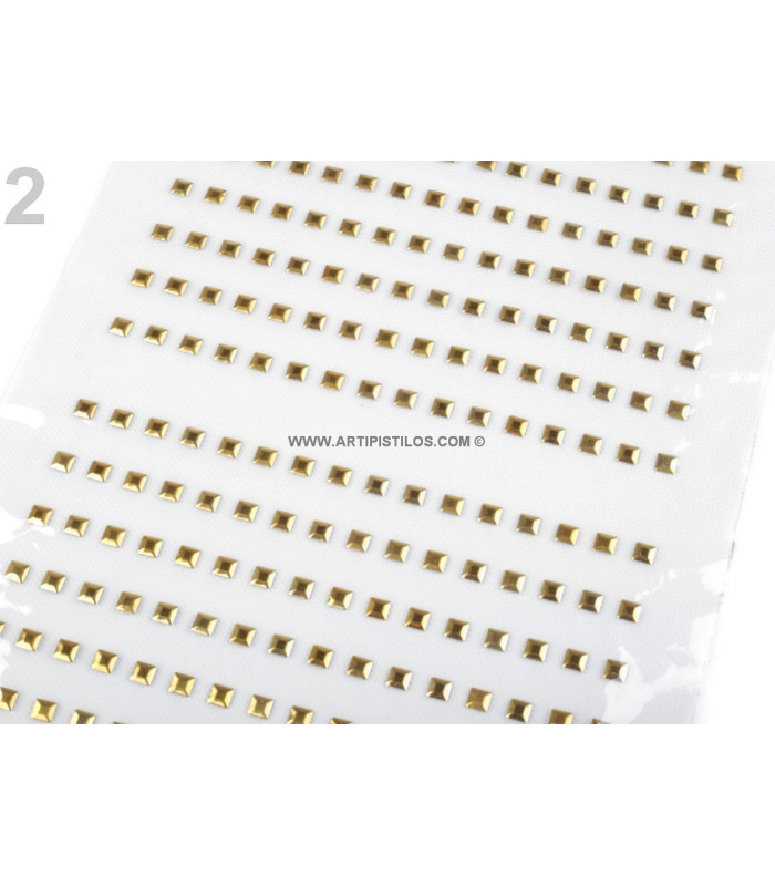 HOT FIX METALLIQUE 5 X 5 MM.