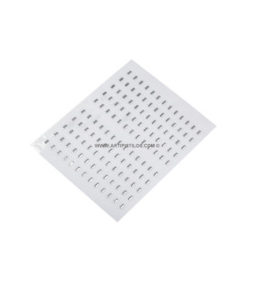 HOT FIX METALLIQUE 3 X 10 MM.