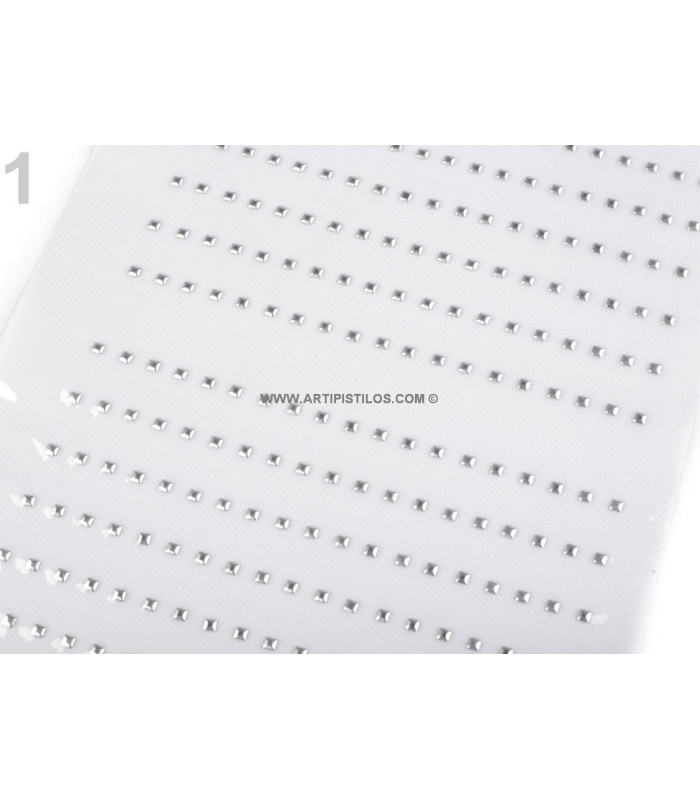 HOT FIX METALIQUE 3 X 3 MM.