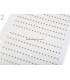 HOT FIX METALIQUE 3 X 3 MM.