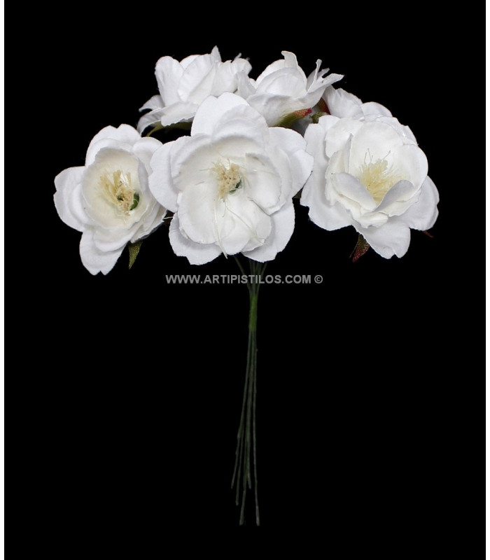 BOUQUET FLEUR PAPIER 6 UNID.