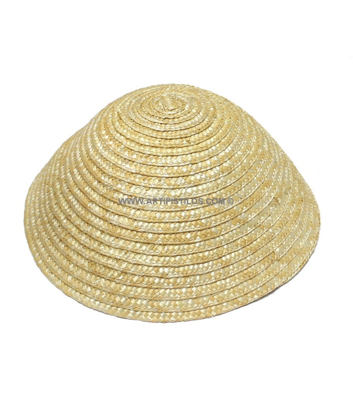 Cône de paille naturelle 35 CMS. DIAMÉTRE