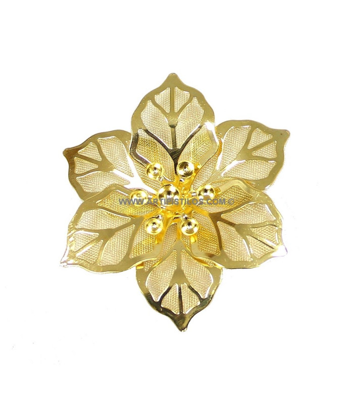 Application fleur en métal "LARUM"