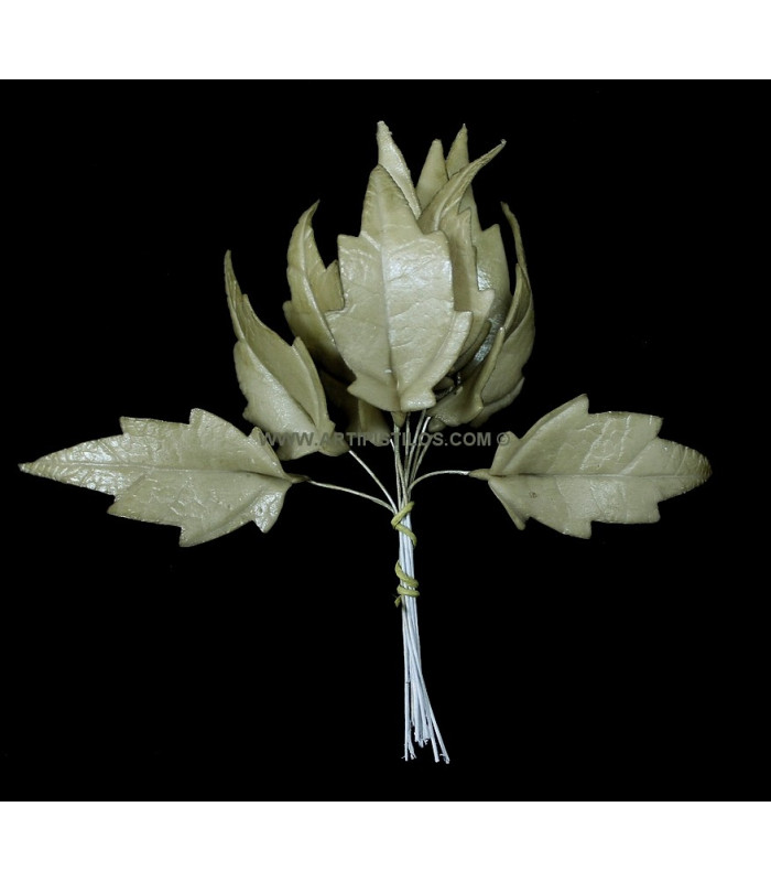 FEUILLE DE PORCELAINE 6 X 3 CMS.