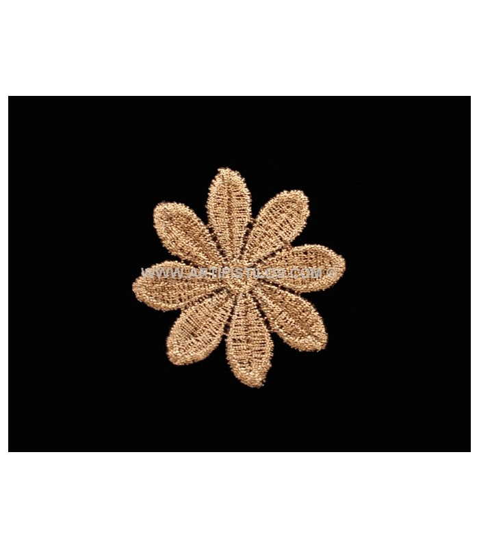 APPLICATION FLEUR MÉTALIQUE