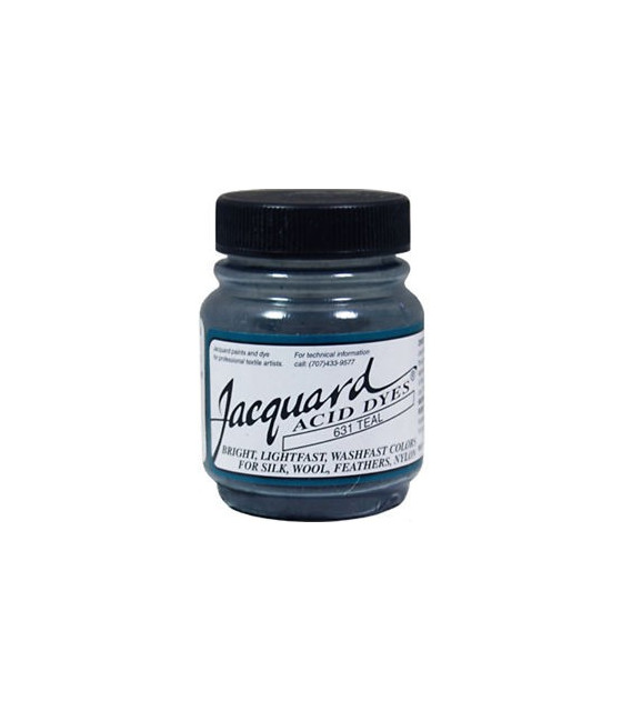 Acid Dye Jacquard 14 G Teal Bote De 15 Gramos - Teintures En Poudre - color