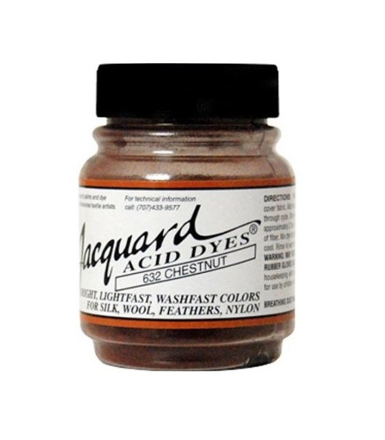 Acid Dye Jacquard 14 G Bote De 15 Gramos Castaño - Teintures En Poudre - color