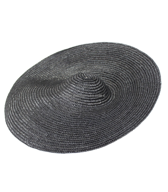 CHAPEAU DE PAILLE NATUREL "SAUCER" 45 cms.