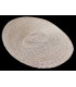 CHAPEAU DE PAILLE NATUREL "SAUCER" 45 cms.