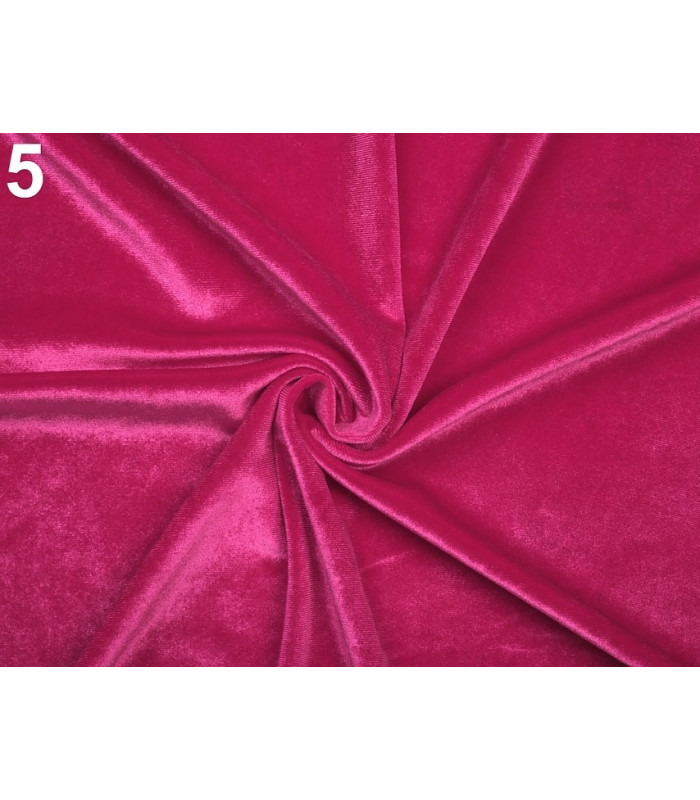 Tissu velours élastique