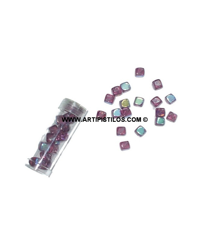 PERLES CUBE 8 MM.