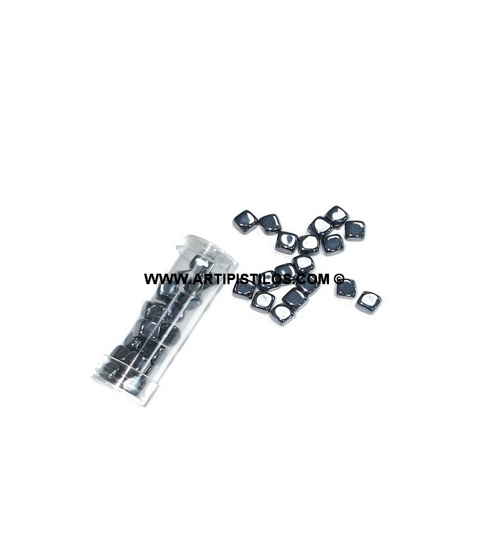 PERLES CUBE 8 MM.